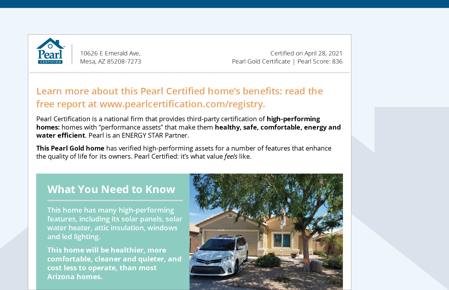 Real Estate Home Highlights Flyer 850x5503